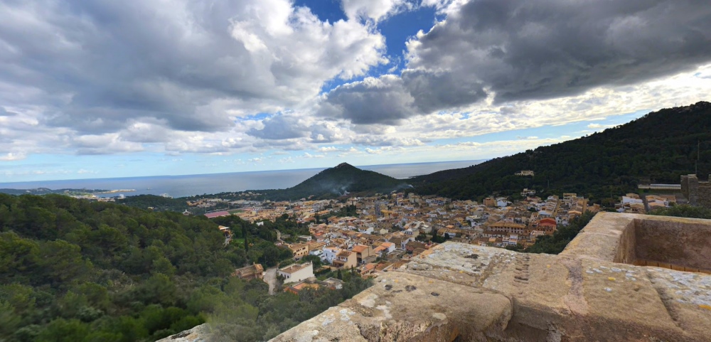 Vista desde el Castillo de Capdepera