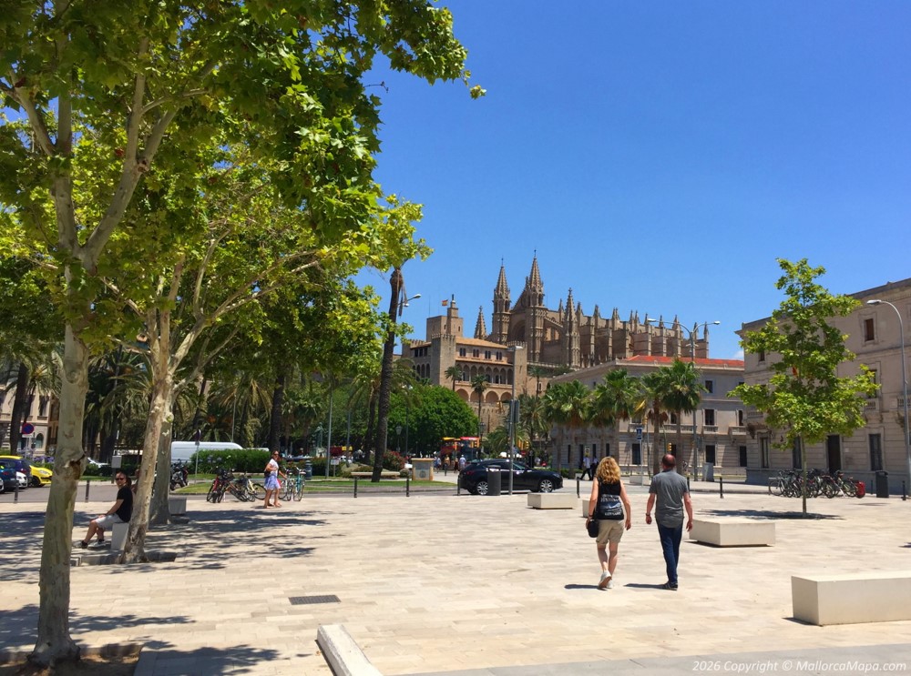 View of Palma Cathedral, Palma de Mallorca